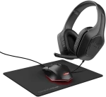 Trust TR-25117 GXT 790 Over Ear Gaming Headset με σύνδεση USB + Ποντίκι + Mousepad 3in1