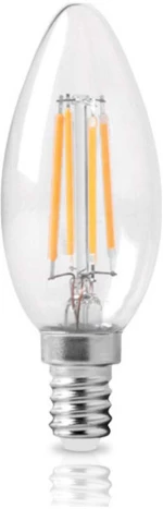 Λαμπτήρας Led Filament Διάφανος E14 C35 4,5W - 470Lm 44-058729 (2800K) Dimmable