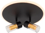 Lucide EVERINA - Flush ceiling light - Ø 30 cm - LED Dim. - CCT - 2200K/6500K - Black | Essential - 00131/30/30