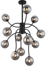 Φωτιστικό Οροφής Globo Lighting Riha 12x G9 LED - 56133-12D Μαύρο