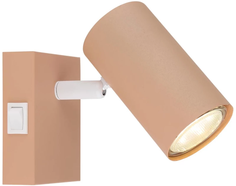 spotlights metal peach fuzz matt, 1x GU10 - 57911-1P