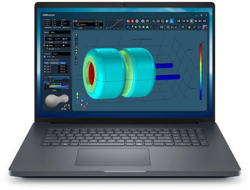 DELL Pro Max 18 Plus MB18250 18 QHD+/Ultra 9 285HX/64GB/1TB SSD/RTX PRO 3000/Win 11 Pro/3Y Prosupport