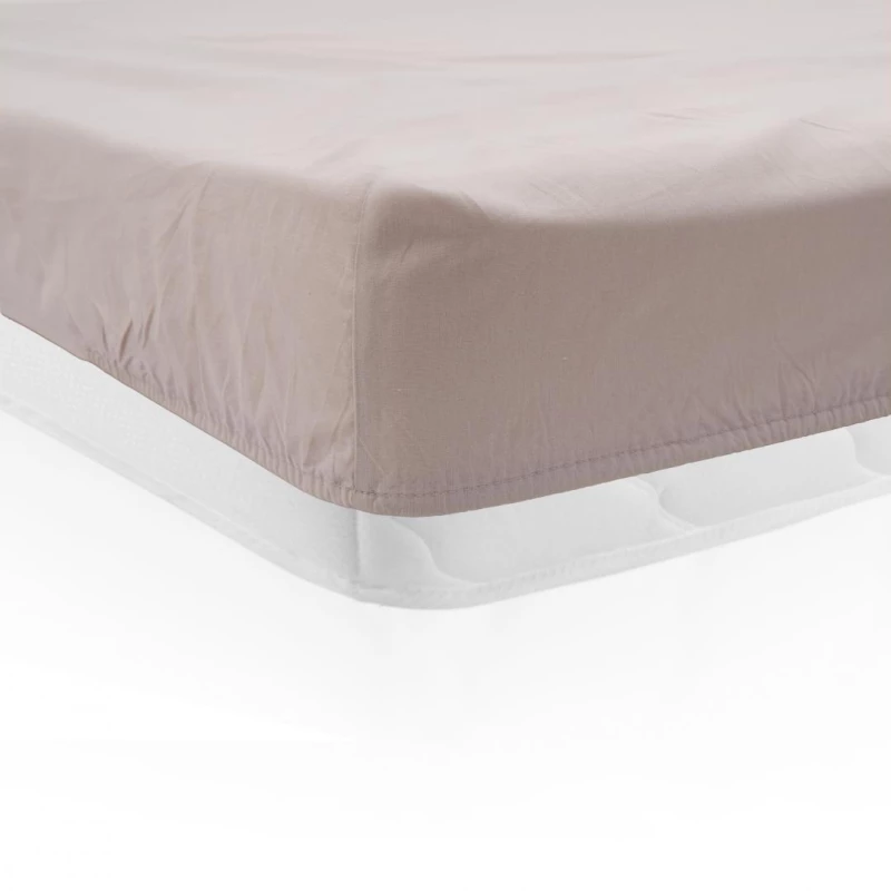 Heinner HR-SHEET160-CRM Σεντόνι Υπέρδιπλο με Λάστιχο 160x200εκ. Cream