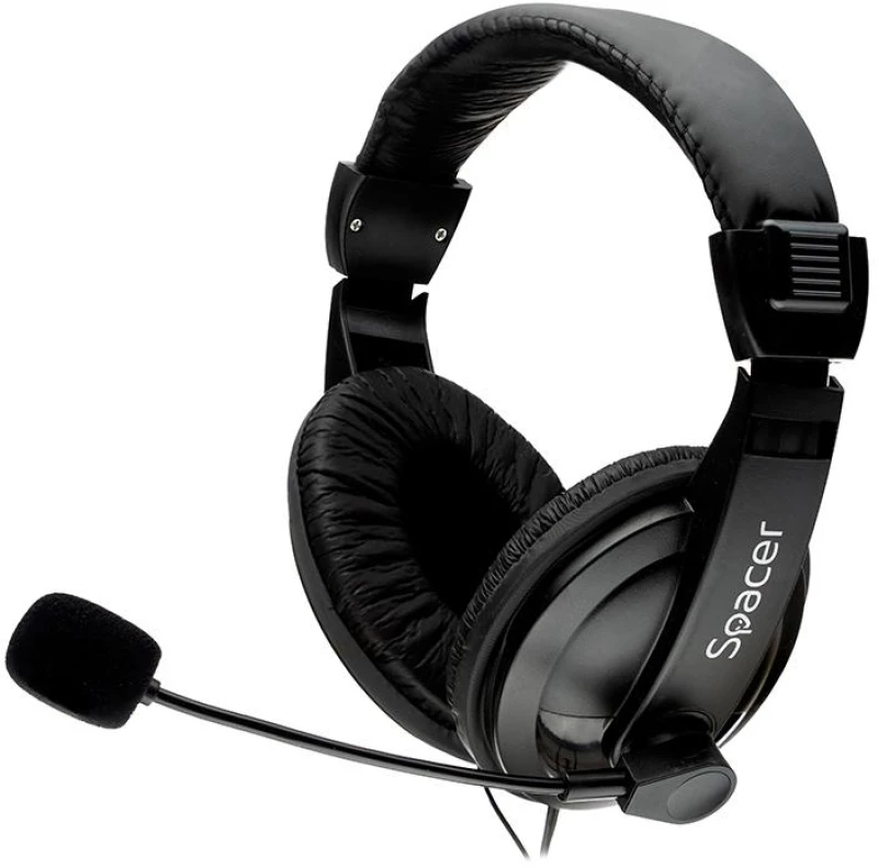 Spacer SPK-222 On Ear Multimedia Ακουστικά με μικρόφωνο και σύνδεση 3.5mm Jack
