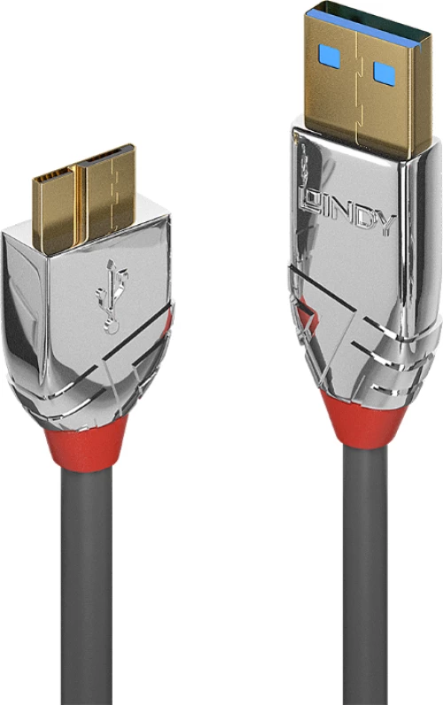 Lindy LY-36656 Regular USB 3.0 to micro USB Cable Γκρι 0.5m