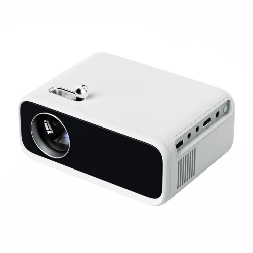 Wanbo Mini Pro Portable Mini Projector DLP HD Λάμπας LED με Wi-Fi και Ενσωματωμένα Ηχεία Λευκός