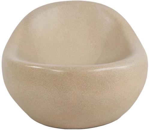 Randel πολυθρόνα κήπου από ρητίνη σε μπεζ απόχρωση 75x73x57 εκ