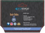 Prostage BTS-006 - Επαγγελματικό καλώδιο Jack 1/4 TRS - Jack 1/4 TRS 0,6 μέτρα