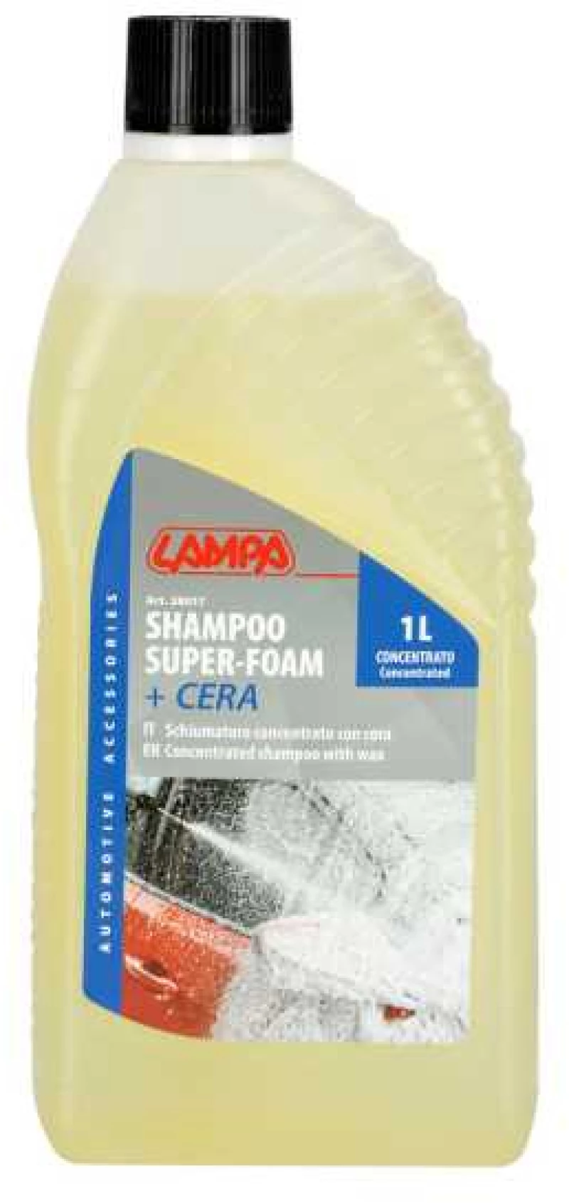 ΣΑΜΠΟΥΑΝ ΜΕ ΚΕΡΙ SUPER FOAM ΣΥΜΠΥΚΝΩΜΕΝΟ 1000ml LAMPA - 1 ΤΕΜ.