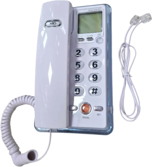 Ενσύρματο σταθερό τηλέφωνο - OHO 208 - 102082 - White