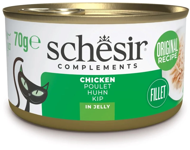 SCHESIR Chicken in jelly - wet cat food - 70g
