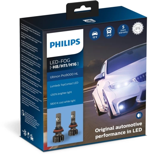 Philips Led Bulb H8/H11/H16 U90CW