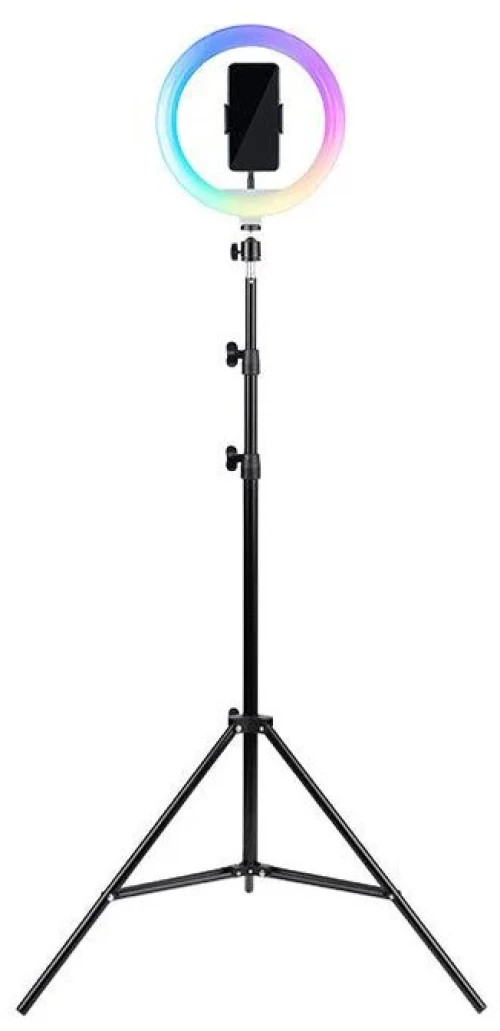 Havit ST7026 - tripod with RGB light ring, black