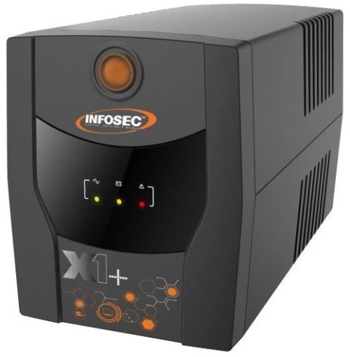 Infosec INF_661147 Backup Power Supply UPS X1+ 1300 IEC, 1300VA, 720W, 6 C13