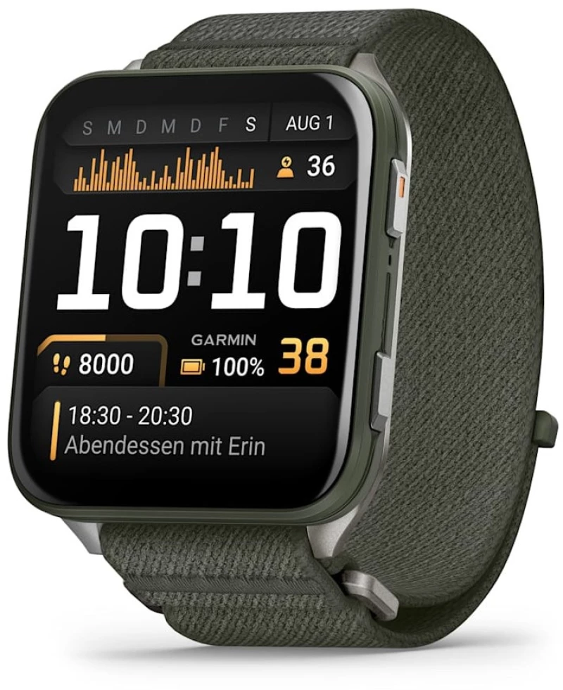 Garmin Venu X1 5.08 cm (2") AMOLED Digital 448 x 486 pixels Touchscreen Grey Wi-Fi GPS (satellite)