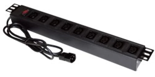 Alantec PZ010 power extension 1.8 m 9 AC outlet(s) Indoor Black