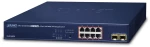 PLANET GS-4210-8P2S network switch Managed Gigabit Ethernet (10/100/1000) Power over Ethernet (PoE) 1U Blue