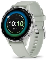Garmin Venu 3S 3.05 cm (1.2") AMOLED 41 mm Digital 390 x 390 pixels Touchscreen Grey, Silver Wi-Fi GPS (satellite)