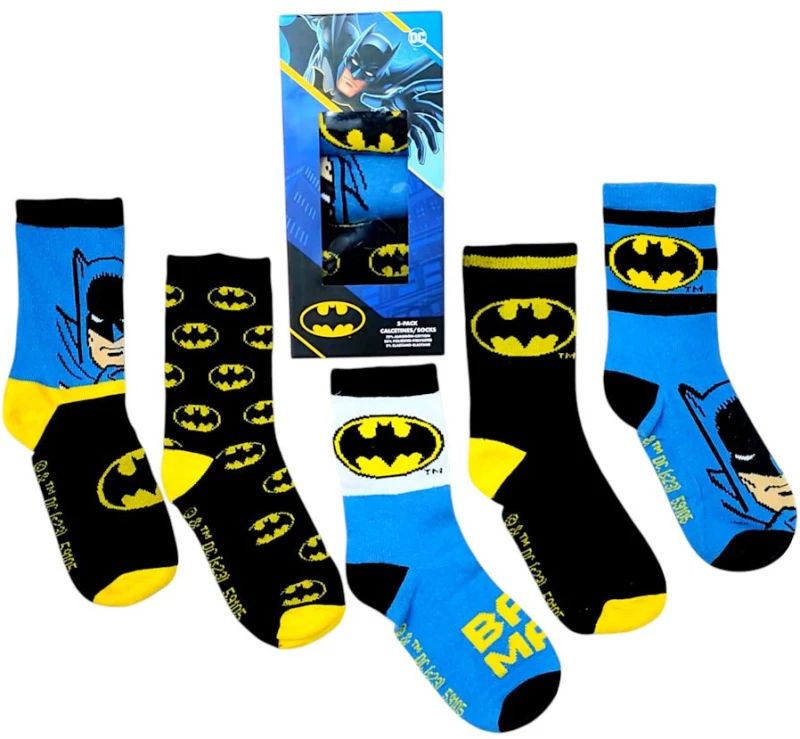 ΚΑΛΤΣΕΣ (ΣΕΤ 5 ΤΜΧ) DISNEY BATMAN 001866 ΠΟΛΥΧΡΩΜΕΣ (23-34)
