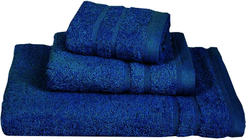 Πετσέτες Σετ 3 τμχ, 500gr/m2, 75x145 - 50x90 - 30x50, 100% cotton Πεννιέ, Le Blanc, Blue Grey (Blue Grey)