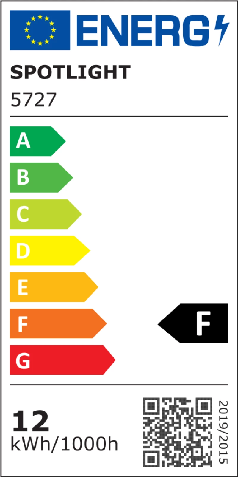 ΛΑΜΠΤΗΡAΣ LED E27 12W 4000K 5727