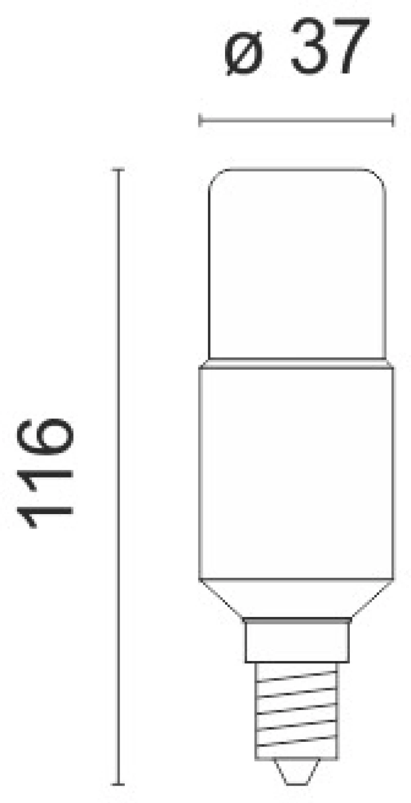 ΛΑΜΠΤΗΡAΣ LED E14 8W 3000K 5595