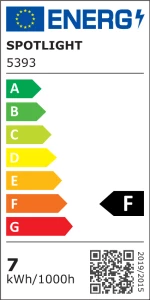 ΛΑΜΠΤΗΡAΣ LED E14 7W 3000K 5393