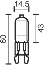 G9 COB 4.5W 4000K 6718