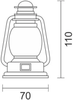 ΦΩΤΙΣΤΙΚΟ ΝΥΚΤΟΣ LED 1W 6912