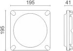 ΠΛΑΦΟΝΙΕΡΑ LED 12W 4000K 5868