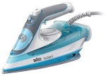 Braun TexStyle 5 SI 5006 BL Dry & Steam iron Ceramic soleplate 2600 W Blue, Grey, White