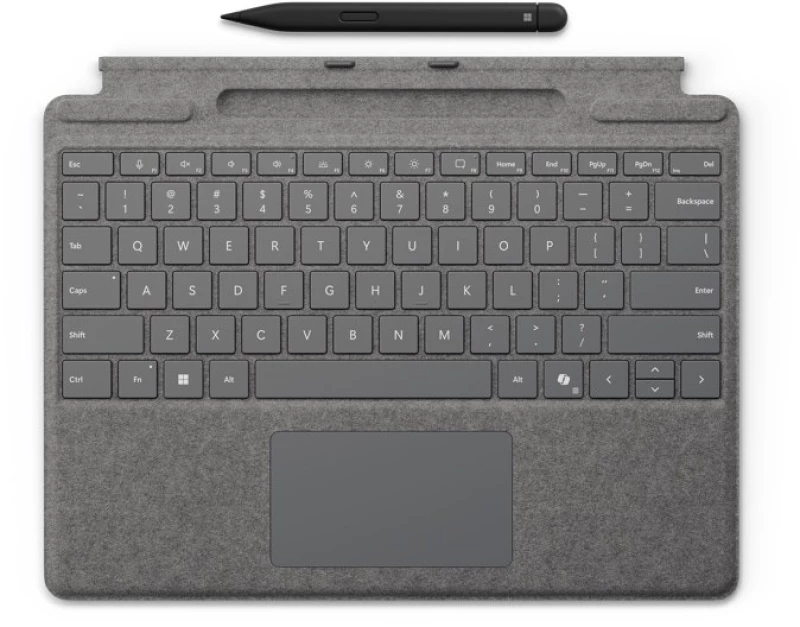 Microsoft Surface Pro Keyboard with Slim Pen for Business QWERTZ German Microsoft Cover port Platinum