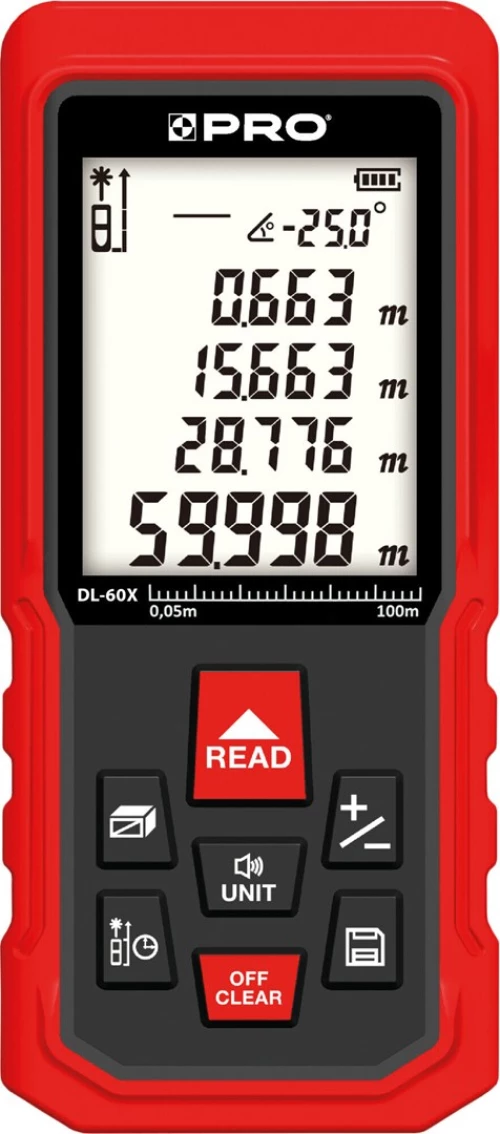 Laser distance meter DL-60X