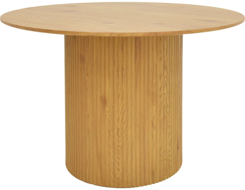 Τραπέζι Karulo pakoworld mdf σε sonoma απόχρωση Φ120x76εκ