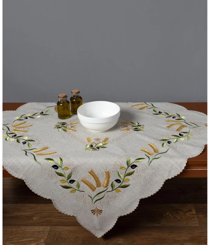 Καρέ 8014 (85cm x 85cm) Κίτρινο