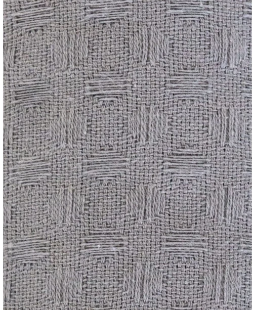 3D Βαμβακερή Πικέ Κουβέρτα Ριχτάρι Pereira  - Super Υπέρδιπλη (260x280cm) - Ανθρακί