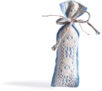 Beauty Home ΠΟΥΓΚΙ ΜΕ ΔΑΝΤΕΛΑ 6 x 19 cm ΓΑΛΑΖΙΟ-ΕΚΡΟΥ