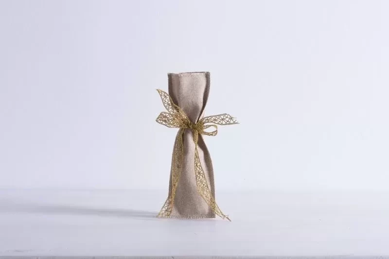Beauty Home ΠΟΥΓΚΙ ΜΑΚΡΟΣΤΕΝΟ 6 x 19 cm -LUREX ΜΠΕΖ