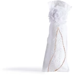 Beauty Home ΠΟΥΓΚΙ ΜΕ ΔΑΝΤΕΛΑ 6 x 19 cm ΛΕΥΚΟ-ΛΕΥΚΗ