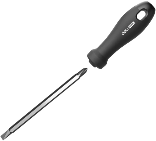DELI κατσαβίδι HT1055 με διπλή κεφαλή, μαγνητικό, 6mm/PH2x100mm