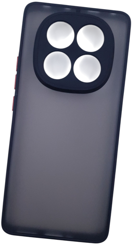 Naxius Case Rubber Frame Black XiaoMi RedMi Note 14 Pro Plus 5G Naxius