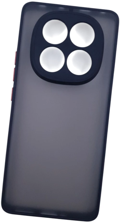 Naxius Case Rubber Frame Black XiaoMi RedMi Note 14 Pro Plus 5G Naxius