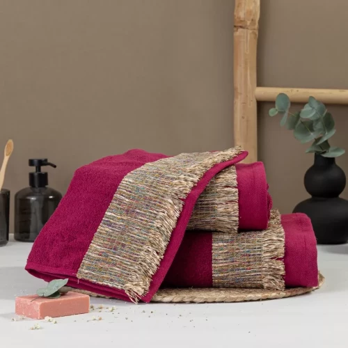 Πετσέτες Σετ 3ΤΜΧ Siesta Πετρόλ 70 x 140 / 50 x 90 / 30 x 50 cm