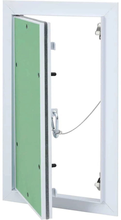 vidaXL Πάνελ πρόσβασης Λευκό 30 x 55 εκ Αλουμίνιο και Γυψοσανίδα