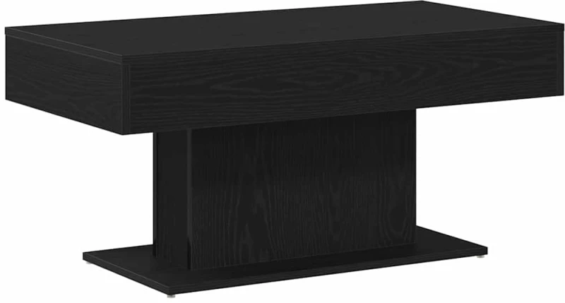 vidaXL Τραπεζάκι σαλονιού Μαύρη δρυς 96 x 50 x 45 εκ