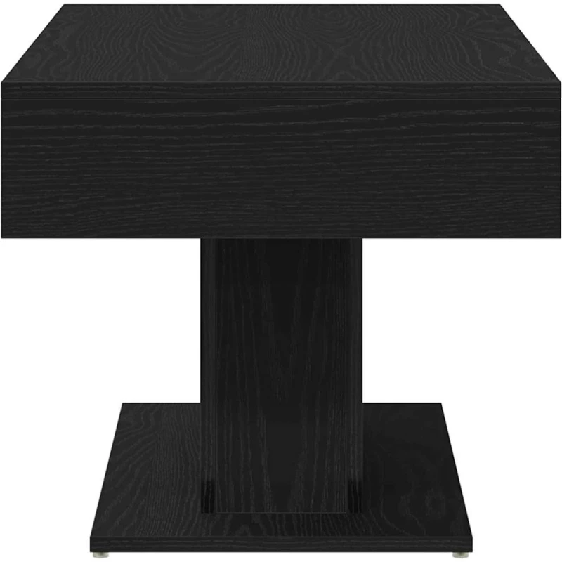 vidaXL Τραπεζάκι σαλονιού Μαύρη δρυς 96 x 50 x 45 εκ