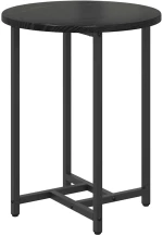 vidaXL Σετ βοηθητικά τραπεζάκια 2 pcs Μαύρη δρυς 50 x 50 x 50 cm