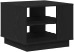 vidaXL Τραπεζάκι σαλονιού Μαύρη δρυς 55 x 55 x 42 cm