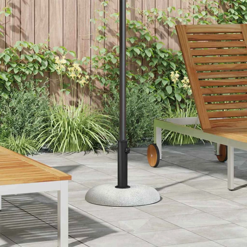 vidaXL Βάση ομπρέλας Ανοιχτό γκρι Γκρι 45 x 45 x 40 cm
