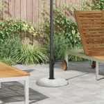 vidaXL Βάση ομπρέλας Ανοιχτό γκρι Γκρι 45 x 45 x 40 cm